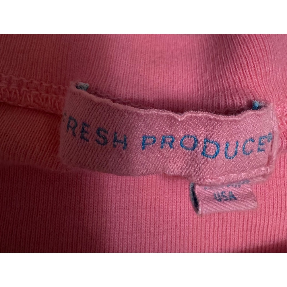 Fresh Produce Womens Pink V-Neck Short Sleeve Pocket T-Shirt Cotton M - Picture 3 of 6